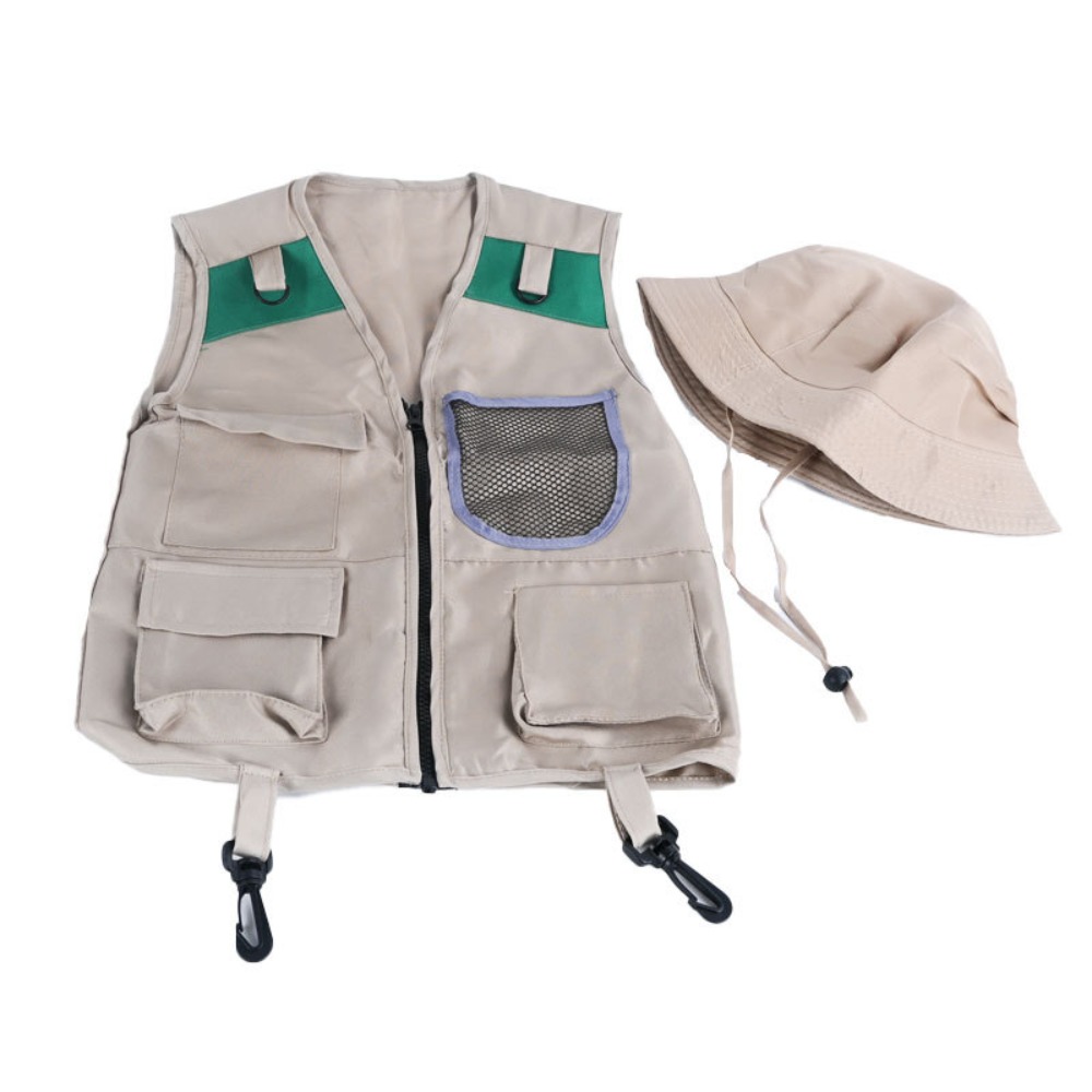 Outdoor Adventure Kit For Kids - Summer Clothing Kids Explorer Vest Tool
