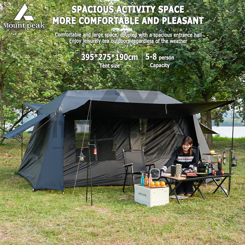 Outdoor Adventure Tent - Mount Peak Automatic Large Camping Tent