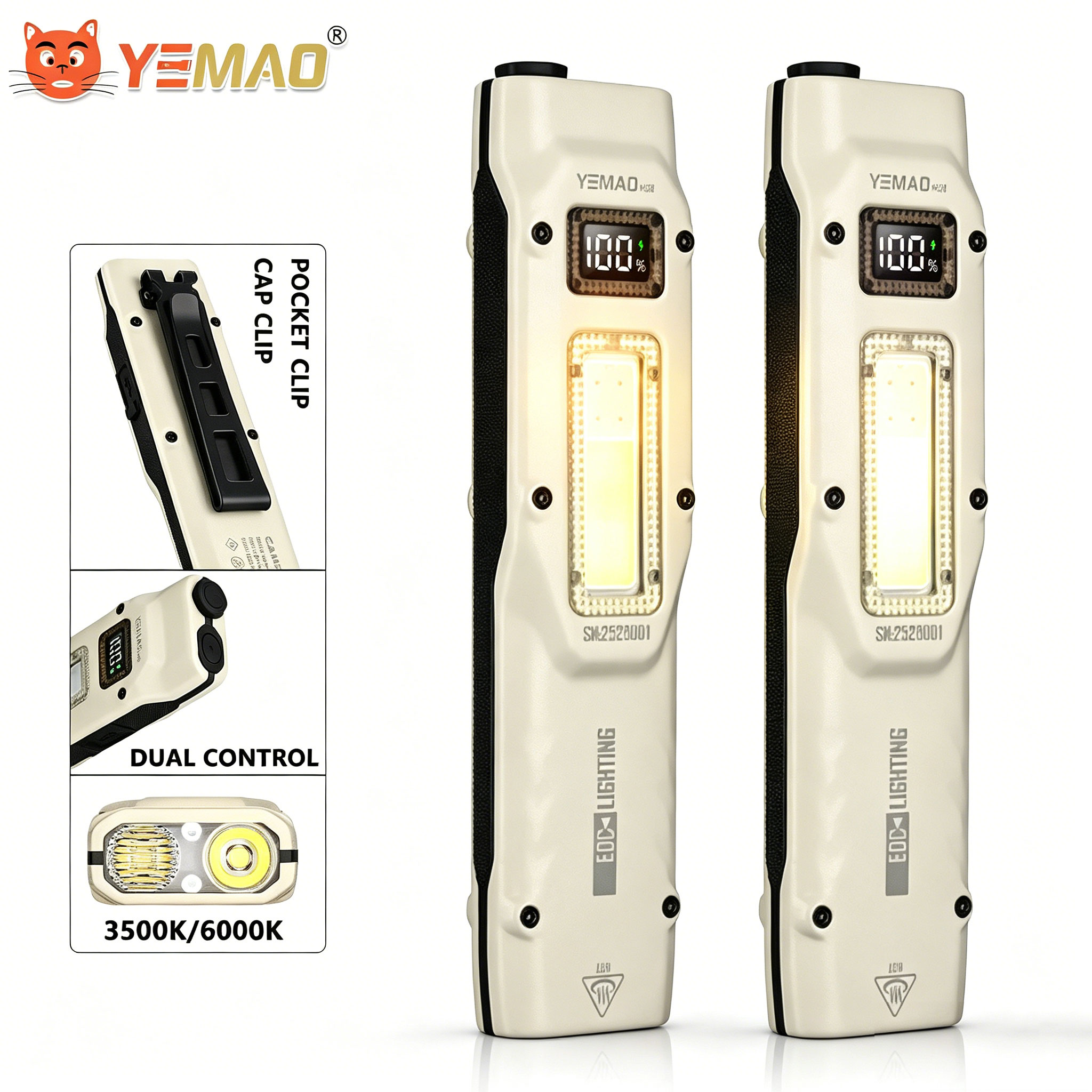 Outdoor Adventure Trips - Portable 880LM YEMAO M28 Ultra-thin Tactical
