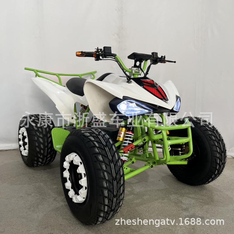 Outdoor Adventure Quad Biking - ATV Quad Bike, 4-Wheel All-Terrain Vehicle,