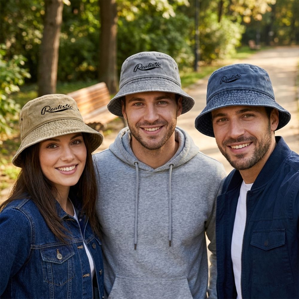 Outdoor Adventure Festival - 1pc Vintage Washed Bucket Hat Unisex