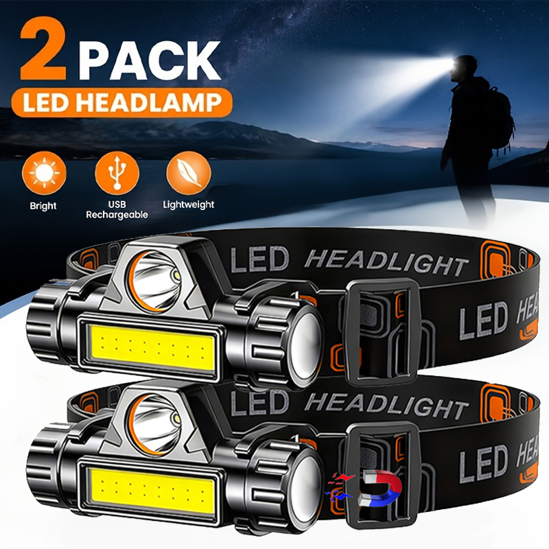 Headlamp Waterproof Rechargeable - Super Bright LED Headlamp Rechargeable Waterproof