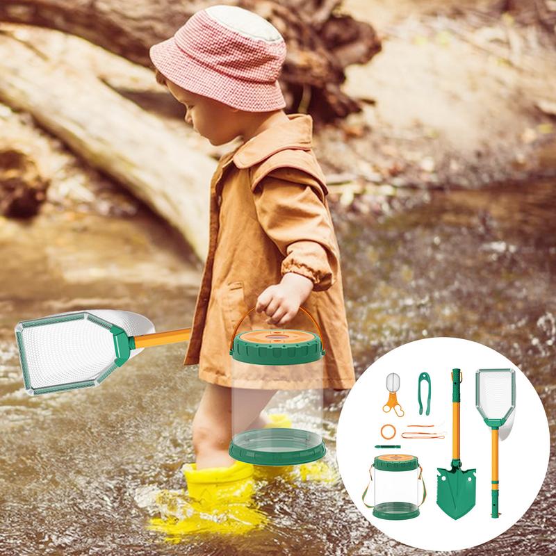 Outdoor Adventure Kit For Kids - Butterfly Catching Kit Retractable Critter Catcher