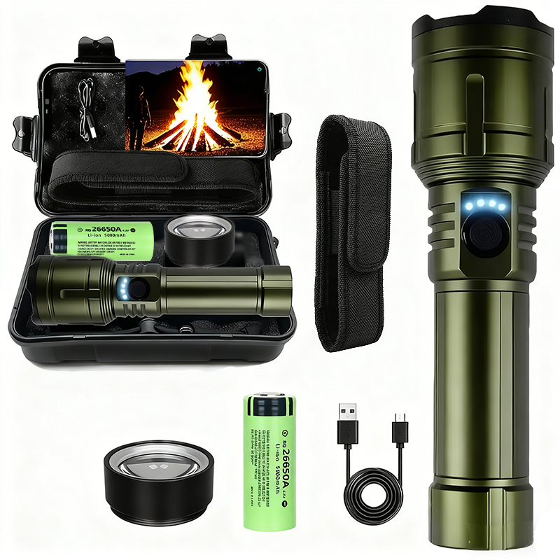 Outdoor Adventure Trips - Ultra Powerful Flashlight Concentrating Ignition Flashlight