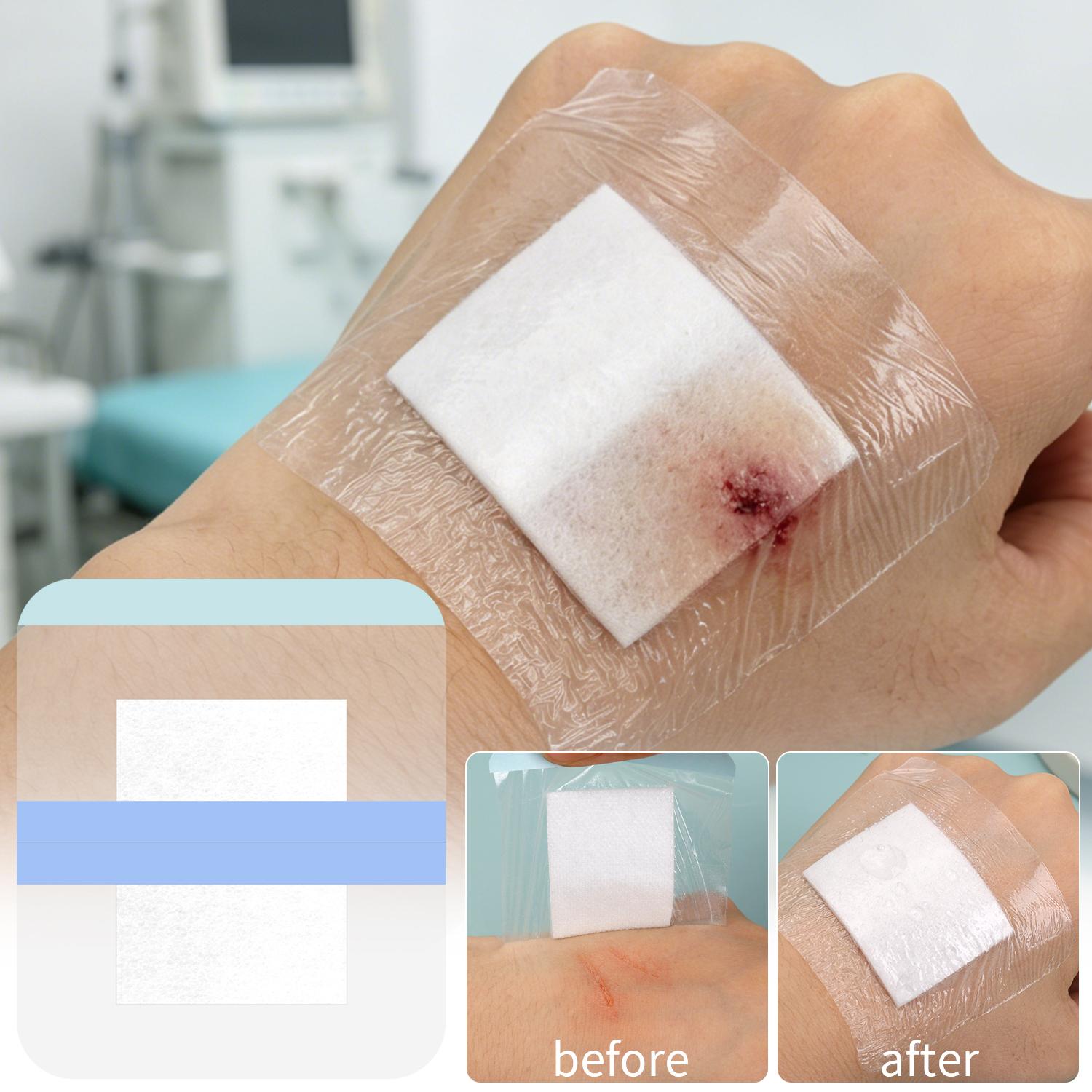 Outdoor Adventure And Sports - 1/50Sheet Clear PU Wound Dressing Patch