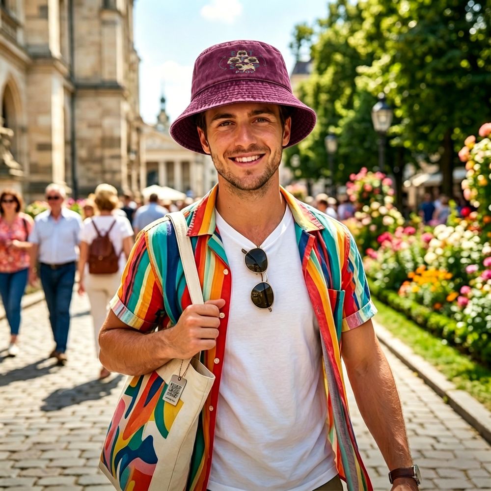 1pc Vintage Washed Bucket Hat  - Outdoor Adventure Festival review and price