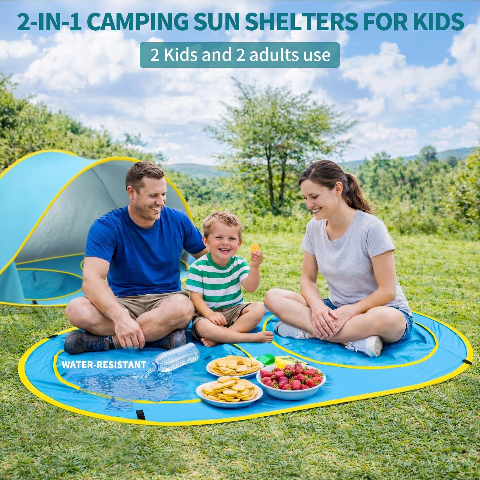 Kid Beach Tent With Pool UV Pr - Outdoor Adventure Tent review and price