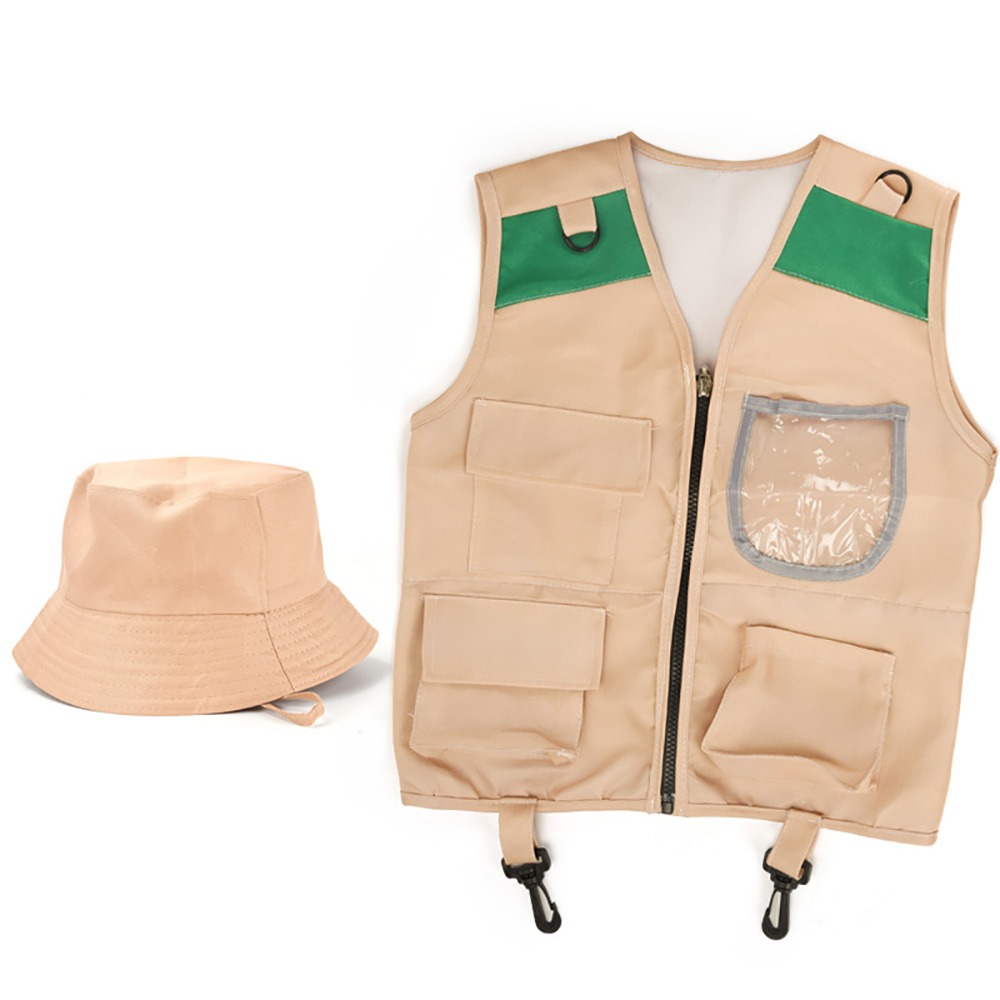 Multicolor Explorer Hat Vest D - Outdoor Adventure Kit For Kids review and price