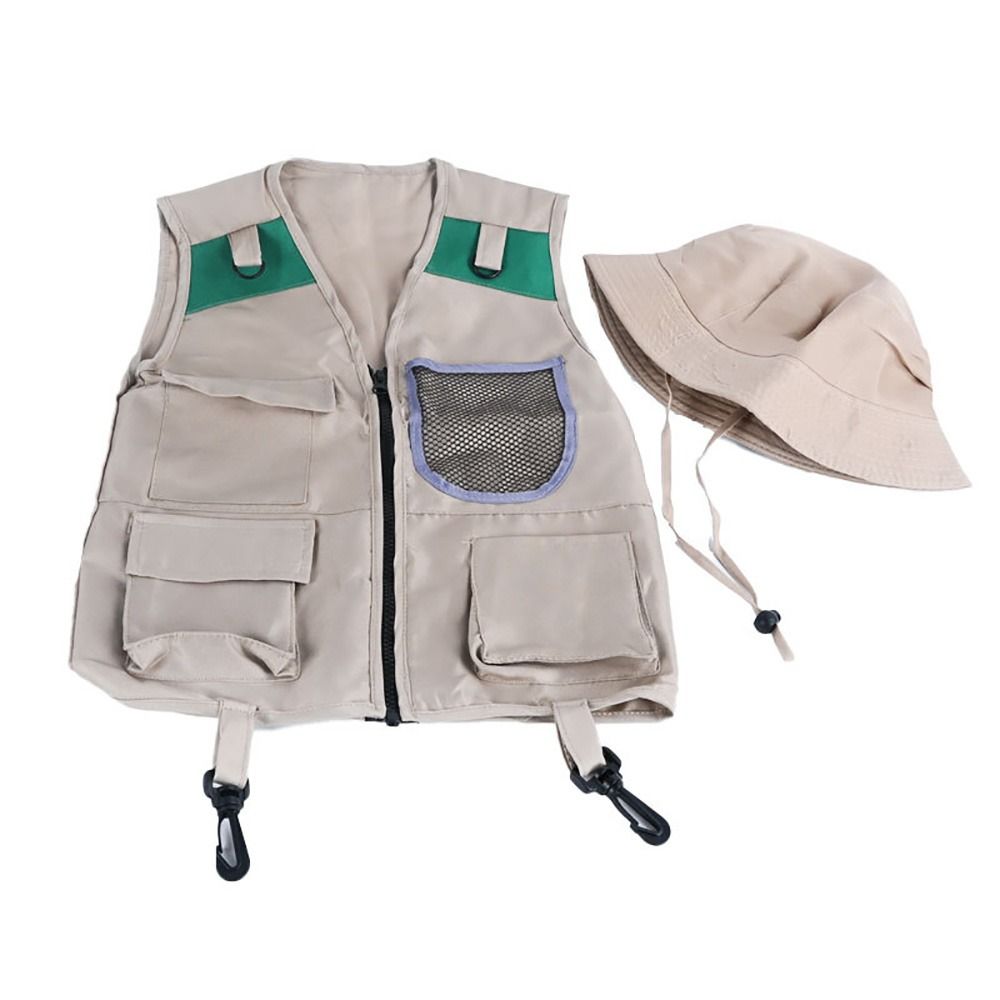 Multicolor Explorer Hat Vest D - Outdoor Adventure Kit For Kids review and price