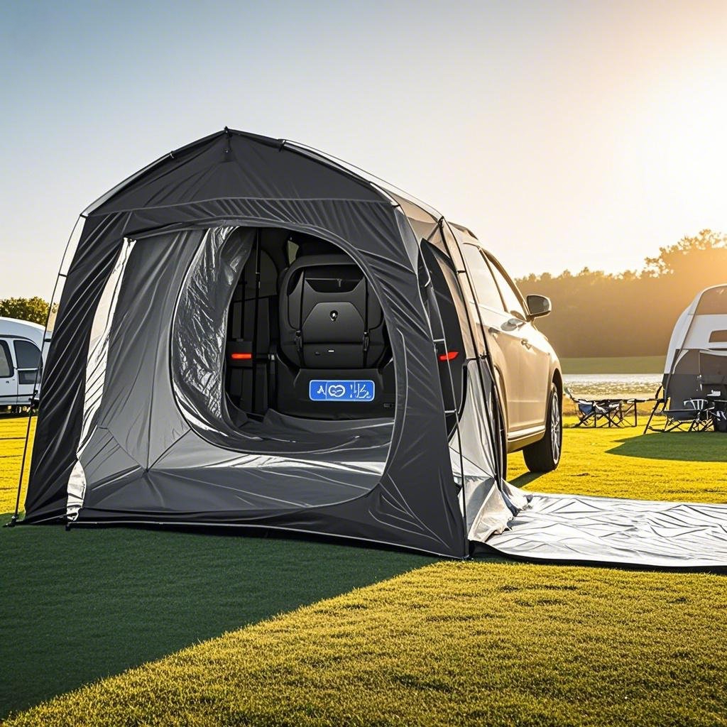 Car Tailgate Tent for SUV - PU - Outdoor Adventure Tent review and price