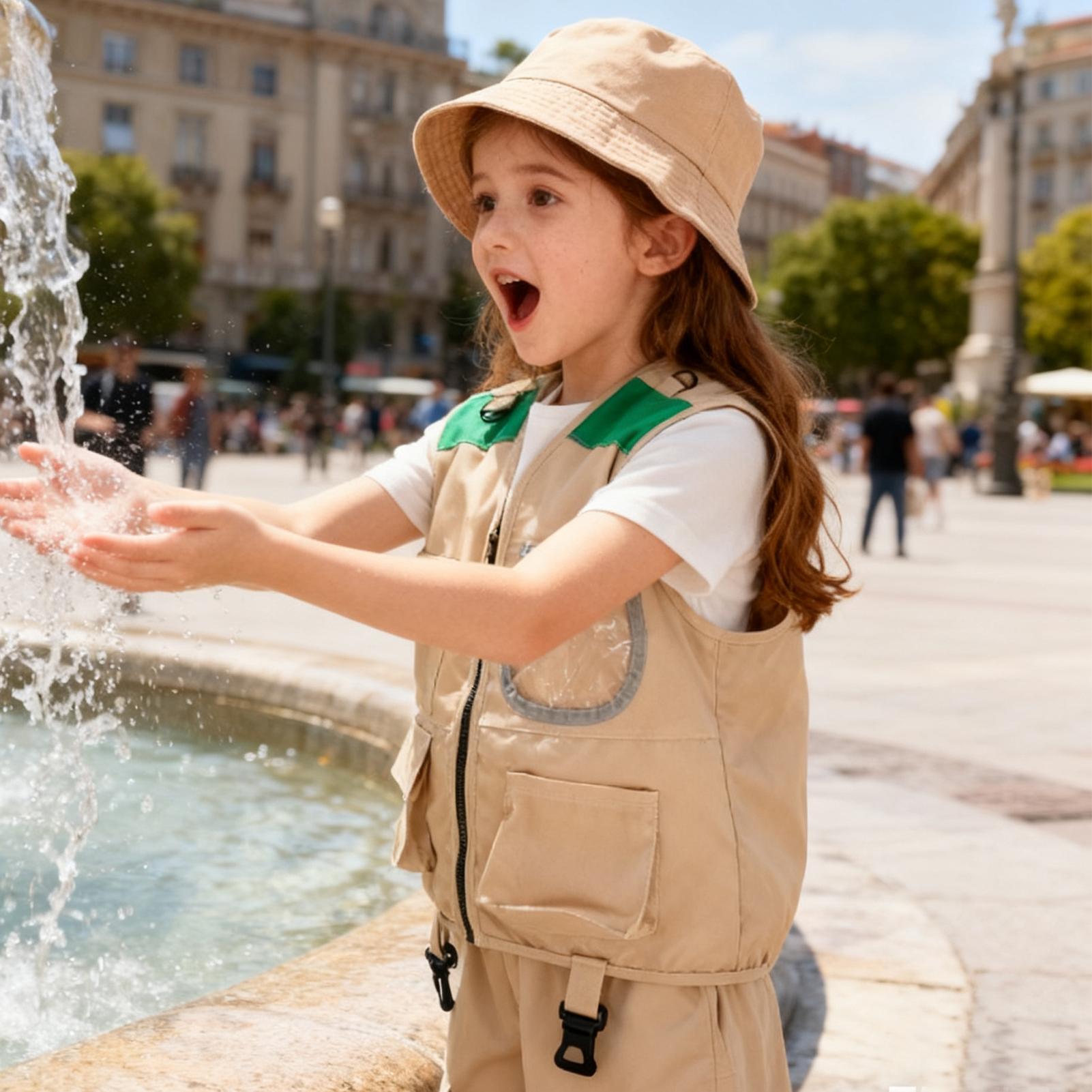 Kids Explorer hat and vest Cos - Outdoor Adventure Kit For Kids review and price