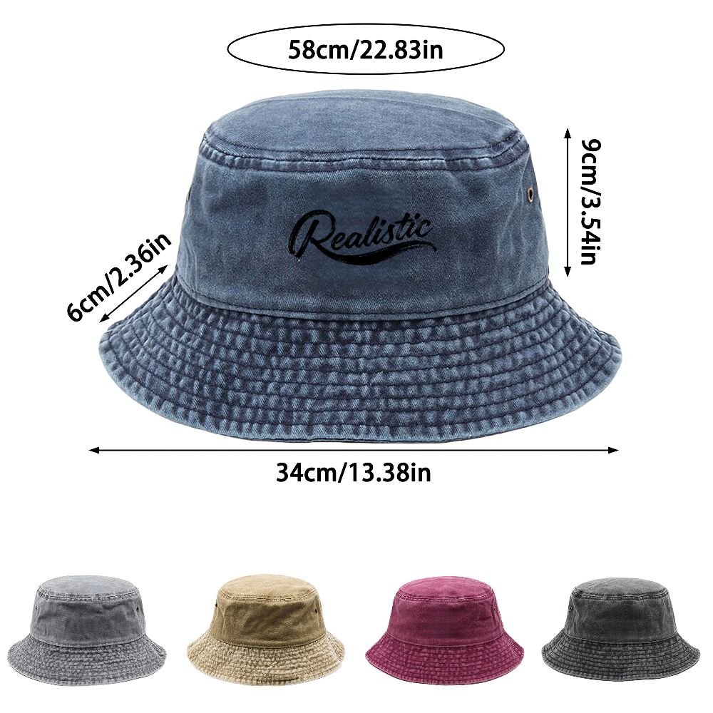 1pc Vintage Washed Bucket Hat  - Outdoor Adventure Festival review and price