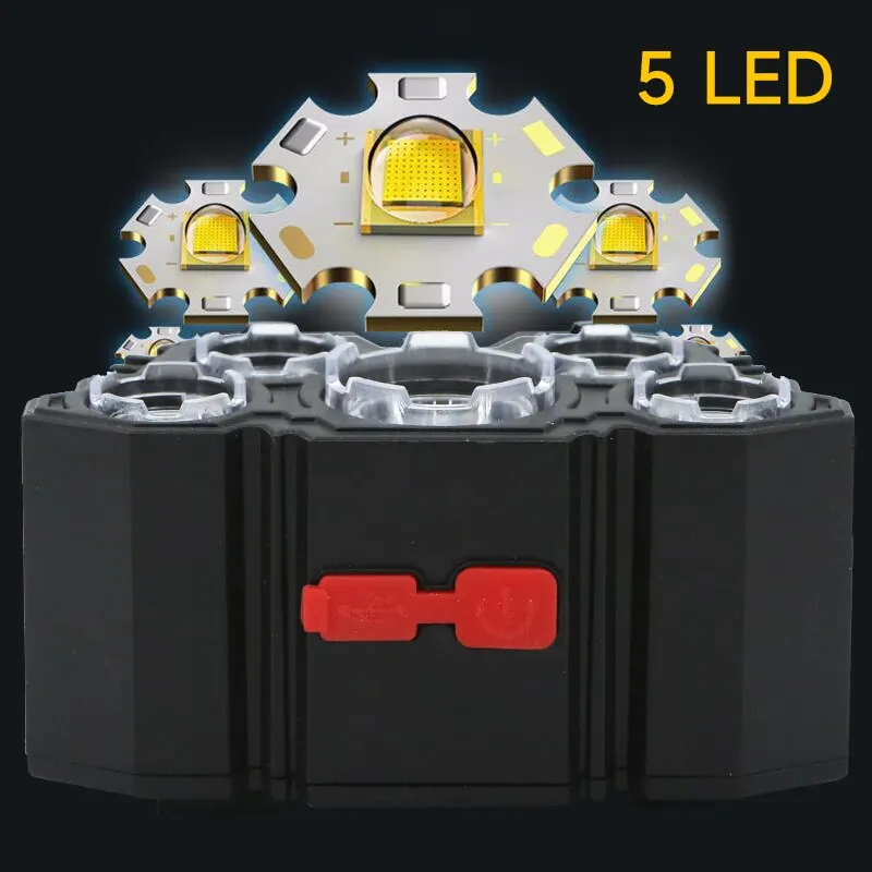 Rechargeable 5 LED Headlamp St - Headlamp Waterproof Rechargeable review and price