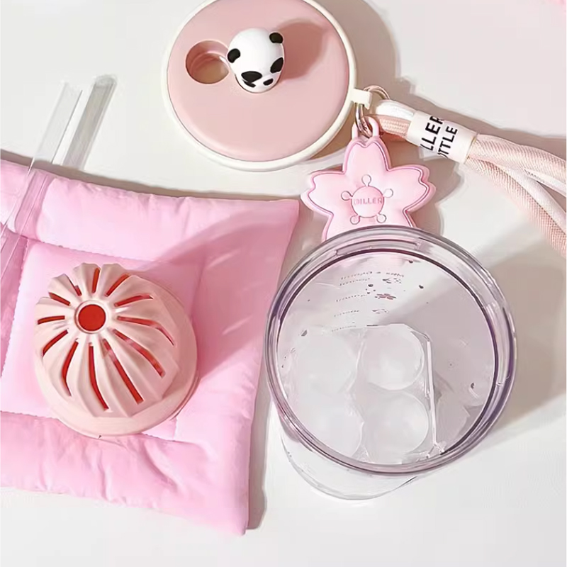 650ml Kawaii Water Bottle With - Water Filter Straw review and price