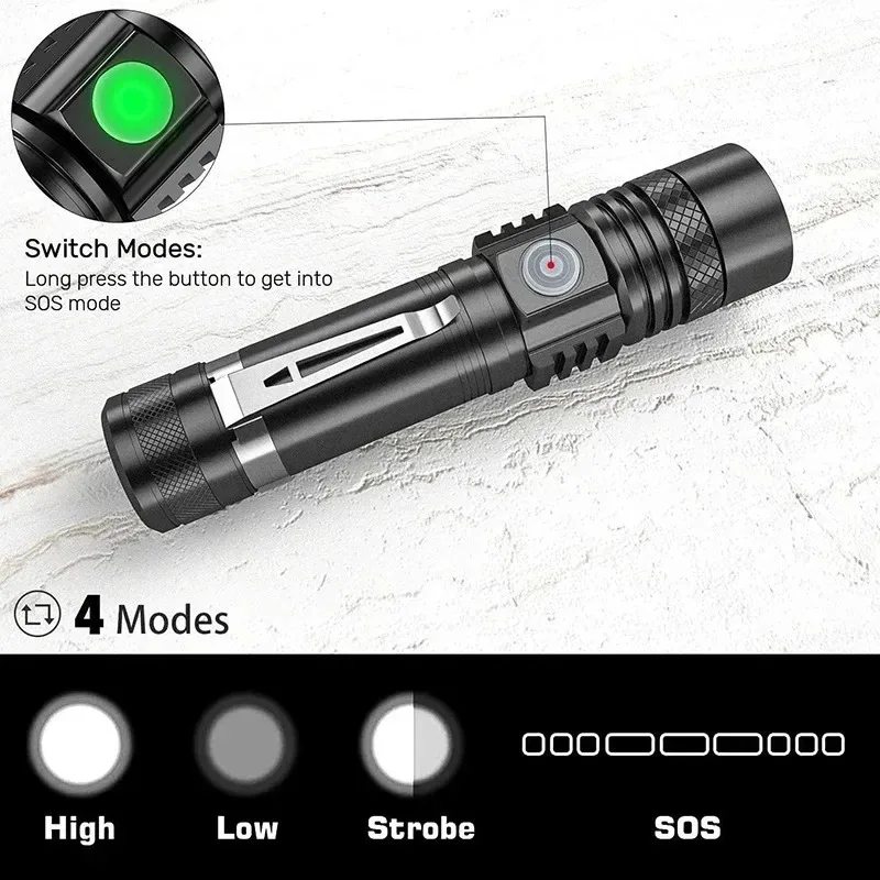 T6 LED Rechargeable Flashlight - Outdoor Adventure Trips review and price