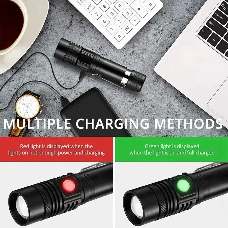 T6 LED Rechargeable Flashlight - Outdoor Adventure Trips review and price