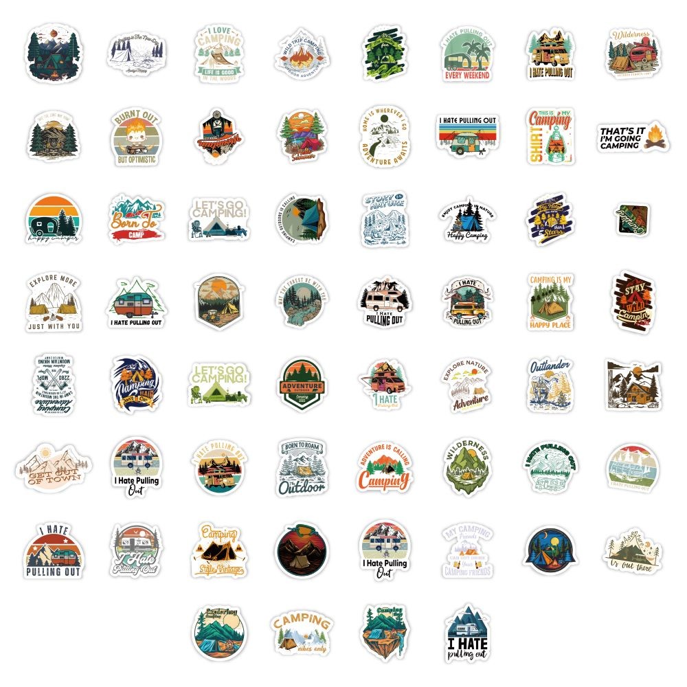 60Pcs Outdoor Camping Style A  - Outdoor Adventure Stores review and price