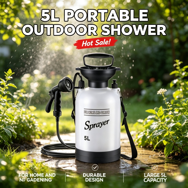 5L Portable Camping Shower Man - Outdoor Adventure Trips review and price